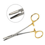 EV25408-12 Olsen Hegar Needle Holder Scissors Combination 4 3/4" Serrated - TC