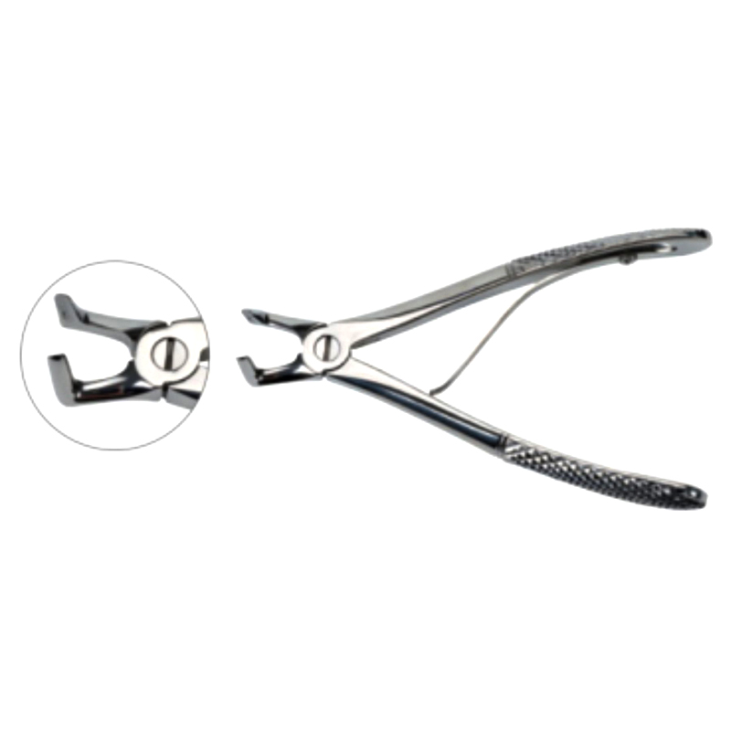 EV87116-17 Extraction Forceps - Cat and Small Dog Right Angle